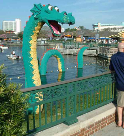 The famous LEGO Dragon